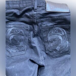 Billionaire boys club black straight leg jeans